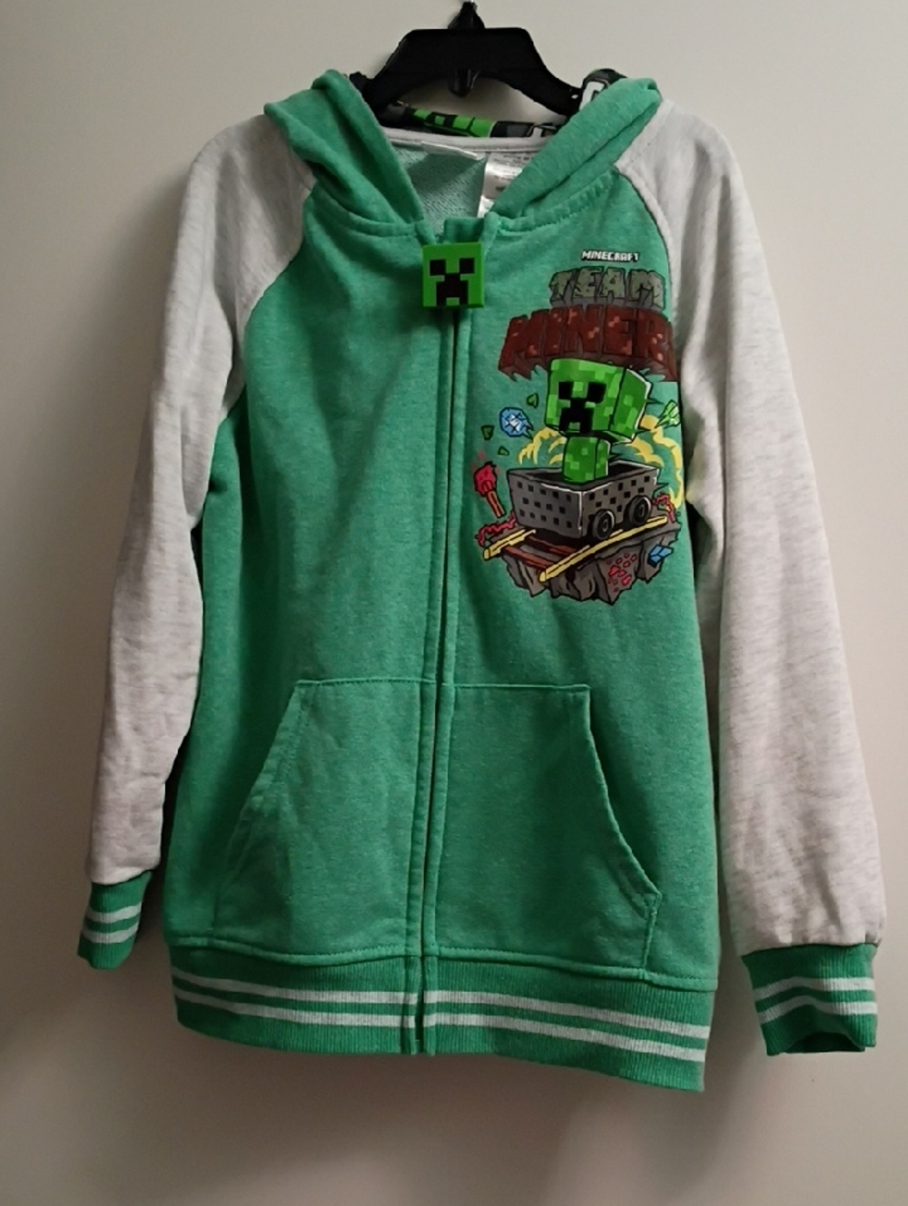 Boy's Minecraft Zip-Up Hoodie